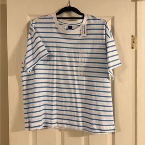 Old Navy Blue Striped Shirt